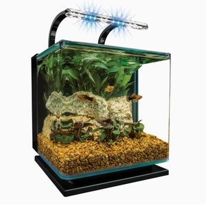🐠MarineLand Contour Glass Aquarium Kit w/LED Lite